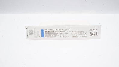 Smiths Medical 3050 JELCO ProtectIV Safety I.V. Cath. 22G x 1inch (x)